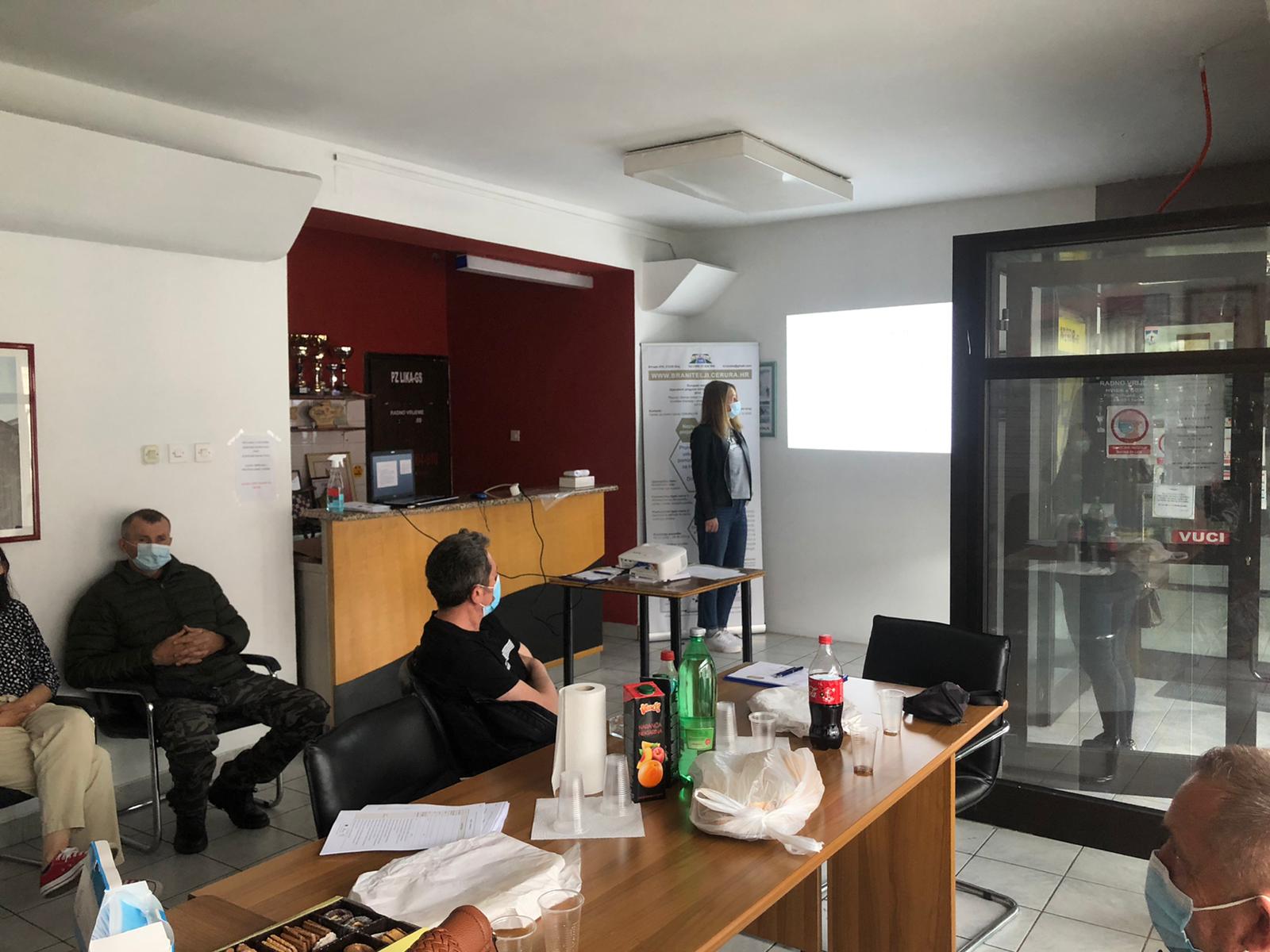 Održan 3. ciklus radionica u Klubu veterana u Gospiću na temu „Jačanje kompetencije“